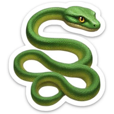 Basilic snake Harry Potter sticker
