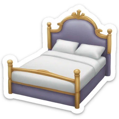 Queen size bed sticker