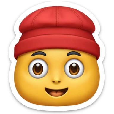 gorro panadero sticker