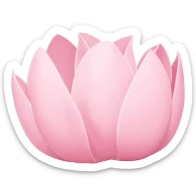 Yrail of flower petals  sticker