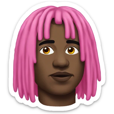 Chief keef wearing pink sticker