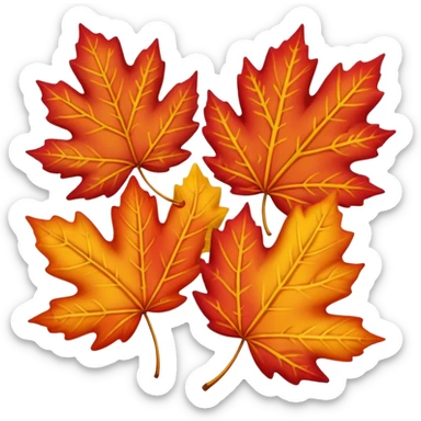 Autumn Leaves sticker