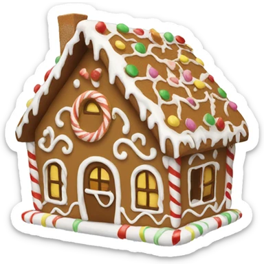 gingerbread house  sticker