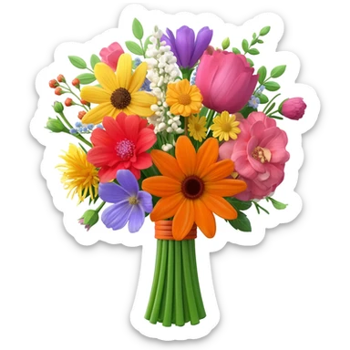 bouquet of flowers sticker