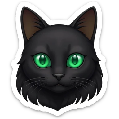 Back cat  sticker