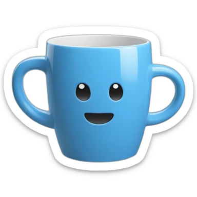 blue-plain-ceramic-mug sticker