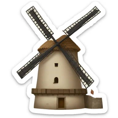 Molino viento sticker