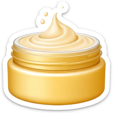 Organic cosmetic sticker