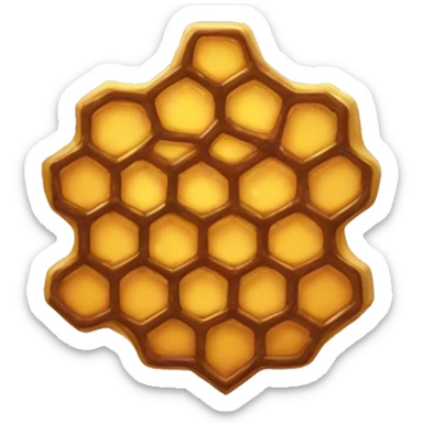 Aesthetic honey comb sticker