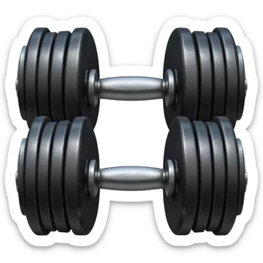 Haltère de muscu sticker