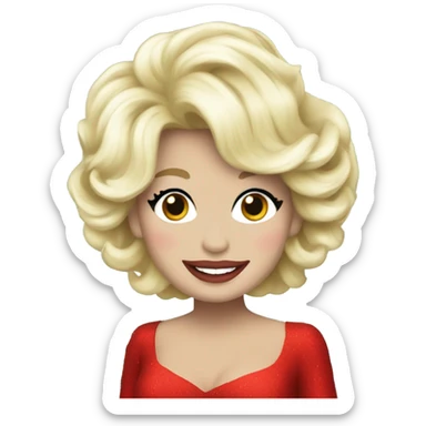 Dolly Parton Christmas  sticker