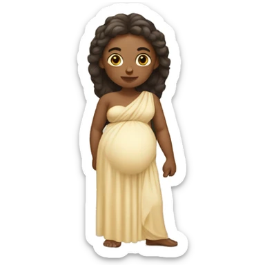 ancient greek woman pregnant sticker