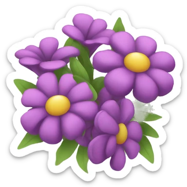 Flower bunch  sticker