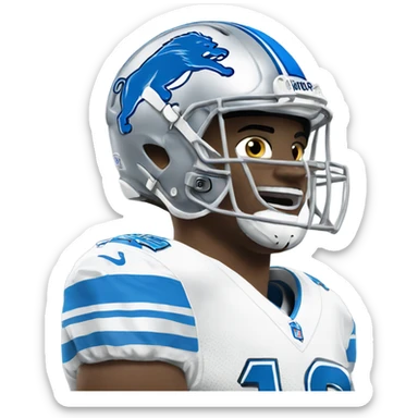 Detroit lions sticker