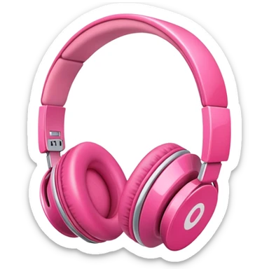 Headphone apple coquette sticker