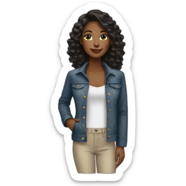 fashion designer woman sticker