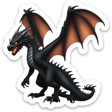 Black Dragon sticker