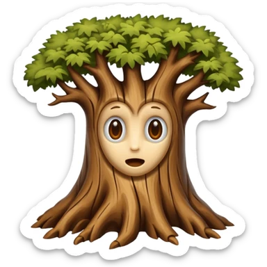 hallow tree sticker