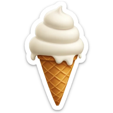 ice cream cone sticker