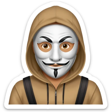 Hacker fsociety sticker