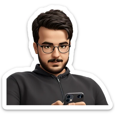 indoor gathering of boys sticker