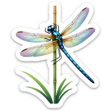 Make a dragonfly sticker