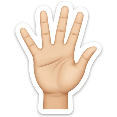 Yvl hand sign sticker
