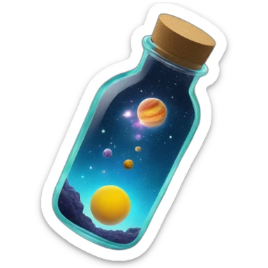 universe-inside-bottle sticker