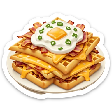 loaded fries  sticker