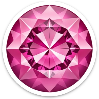 pink diamond simple sticker