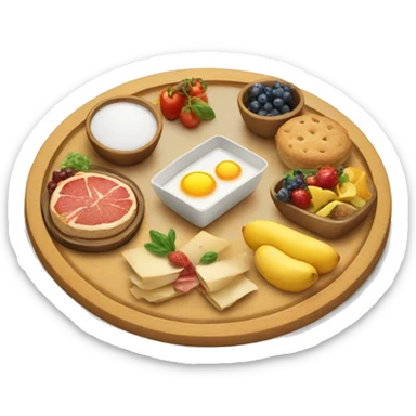 Food platter  sticker