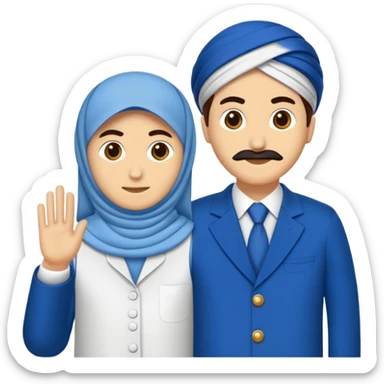 Gerçek Doğu Türkistan bayrağı sticker