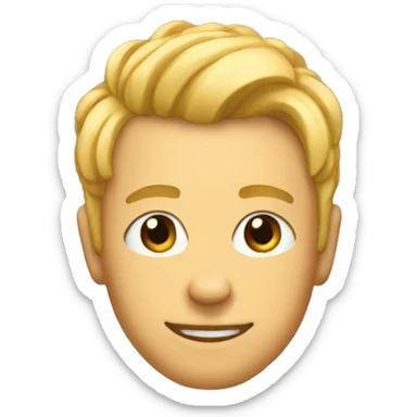 "60" in the style of the 100 emoji sticker