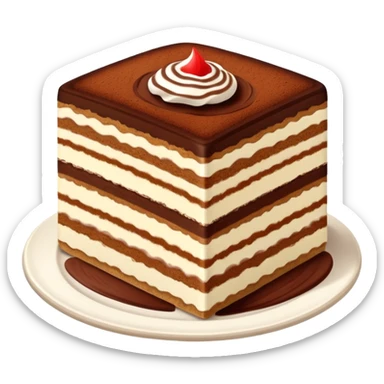 tiramisu slice sticker