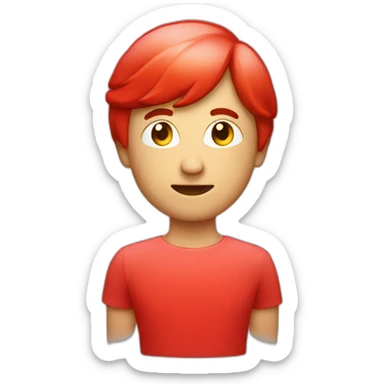 wee woo strobing red lights sticker