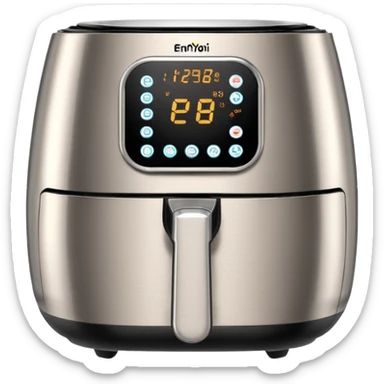Air fryer Laughing historically sticker
