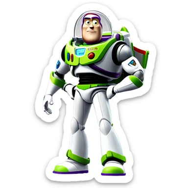 Buzz Lightyear full body emoji sticker