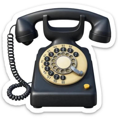 telefóno viejo sticker