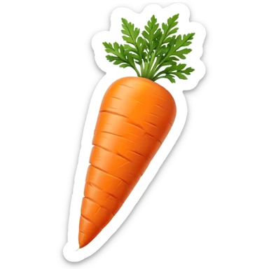 sliced carrot sticker