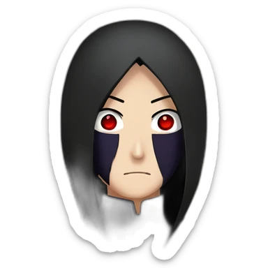 Itachi Uchiha using sharingan sticker