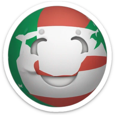 Countryball cyprus smiling  sticker