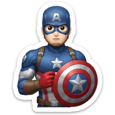 Captain america sticker