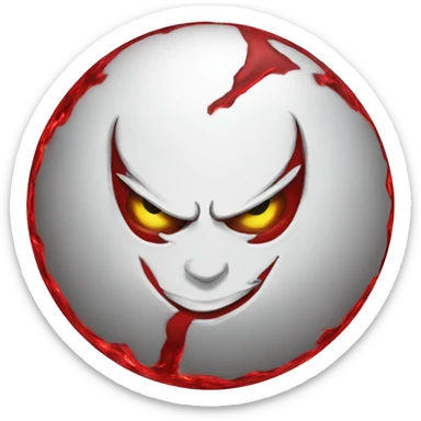 Devil may cry red orb sticker