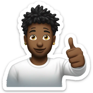 21 savage doing a thumbs up sticker