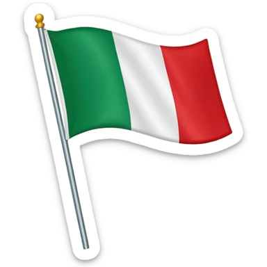 vivaldi italian flag sticker