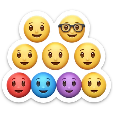 Cartoon 3D render, emojis 👓  as cute 3D objects,
Pixar-style, bright colors, soft light,
clean background, vertical 9:16, high quality, no text sticker