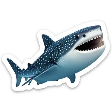 Wale shark sticker