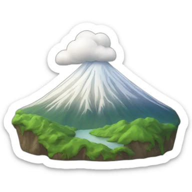 Mount Fuji sticker