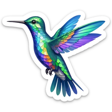 hummingbird sticker