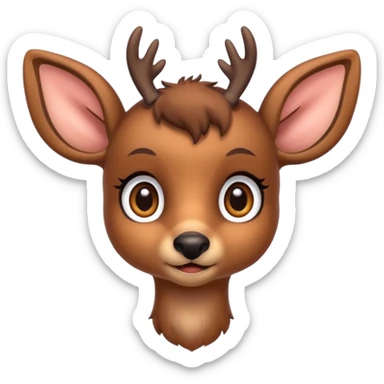 cute little deer sticker